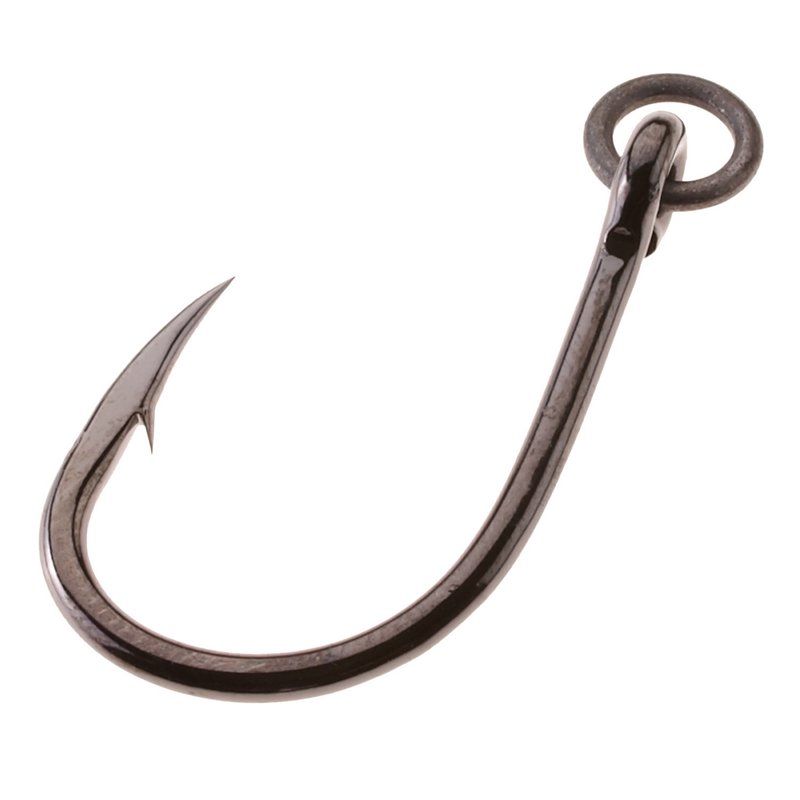 Gamakatsu Live Bait Hooks with Solid Ring, Size 2/0, Ns Black