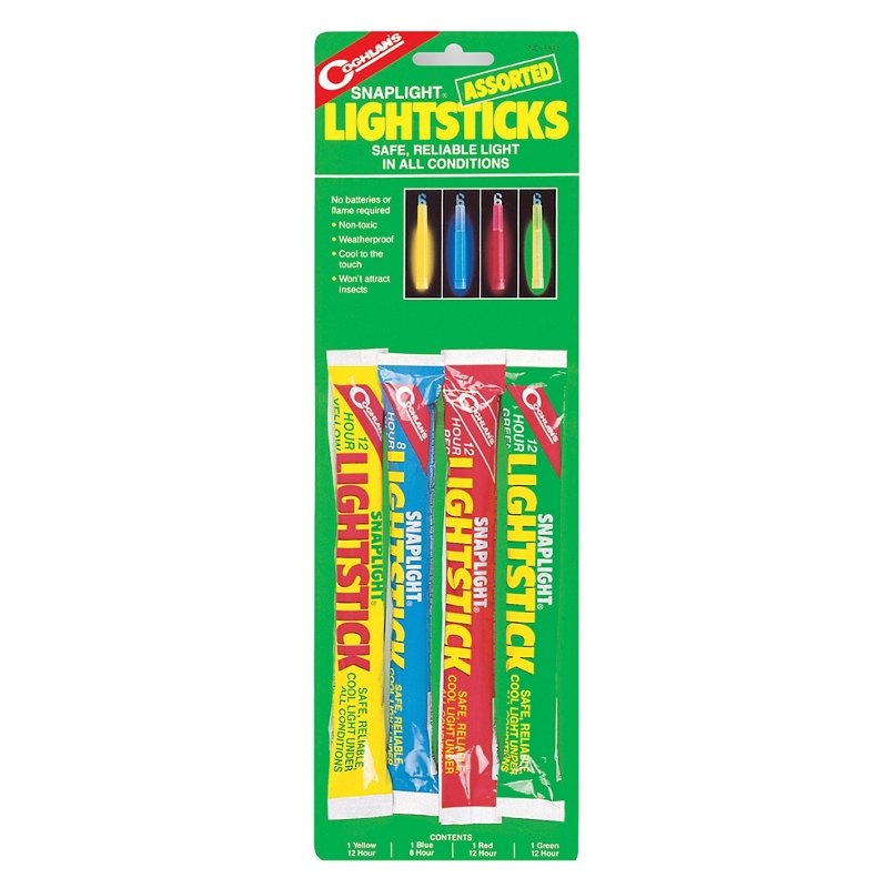 Coghlan's Snaplight Lightsticks 4-Pack - Camping Accessories at Academy Sports
