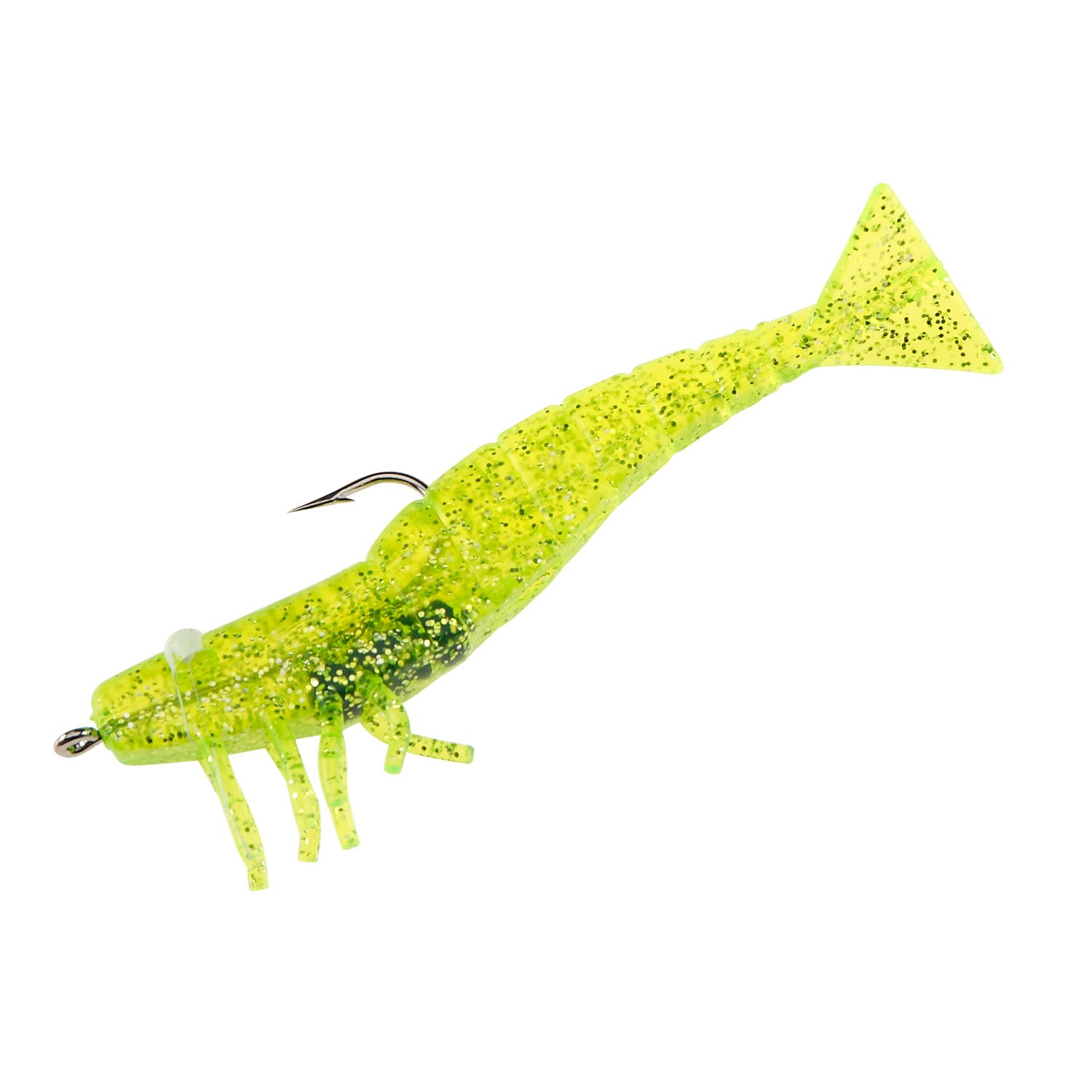 Academy Sports + Outdoors D.O.A. Fishing Lures 3 Standard Shrimp Rigged  Plastic Swimbaits 3-Pack