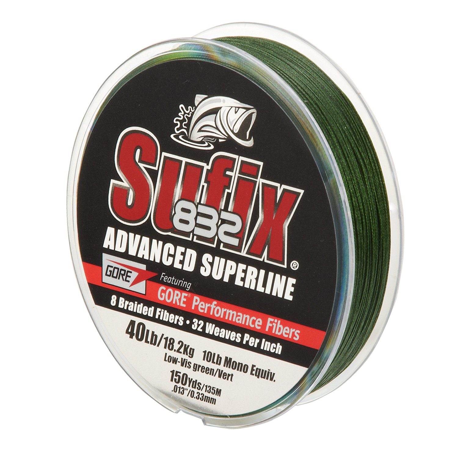 Sufix 832 Advanced Superline 40 lb - 150 yards Braided Fishing Line
