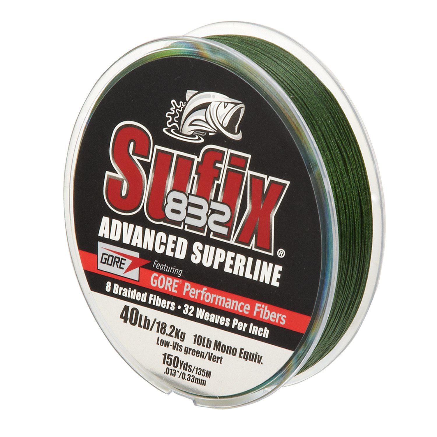 Sufix 832 Advanced Superline 40 lb - 150 yards Braided Fishing