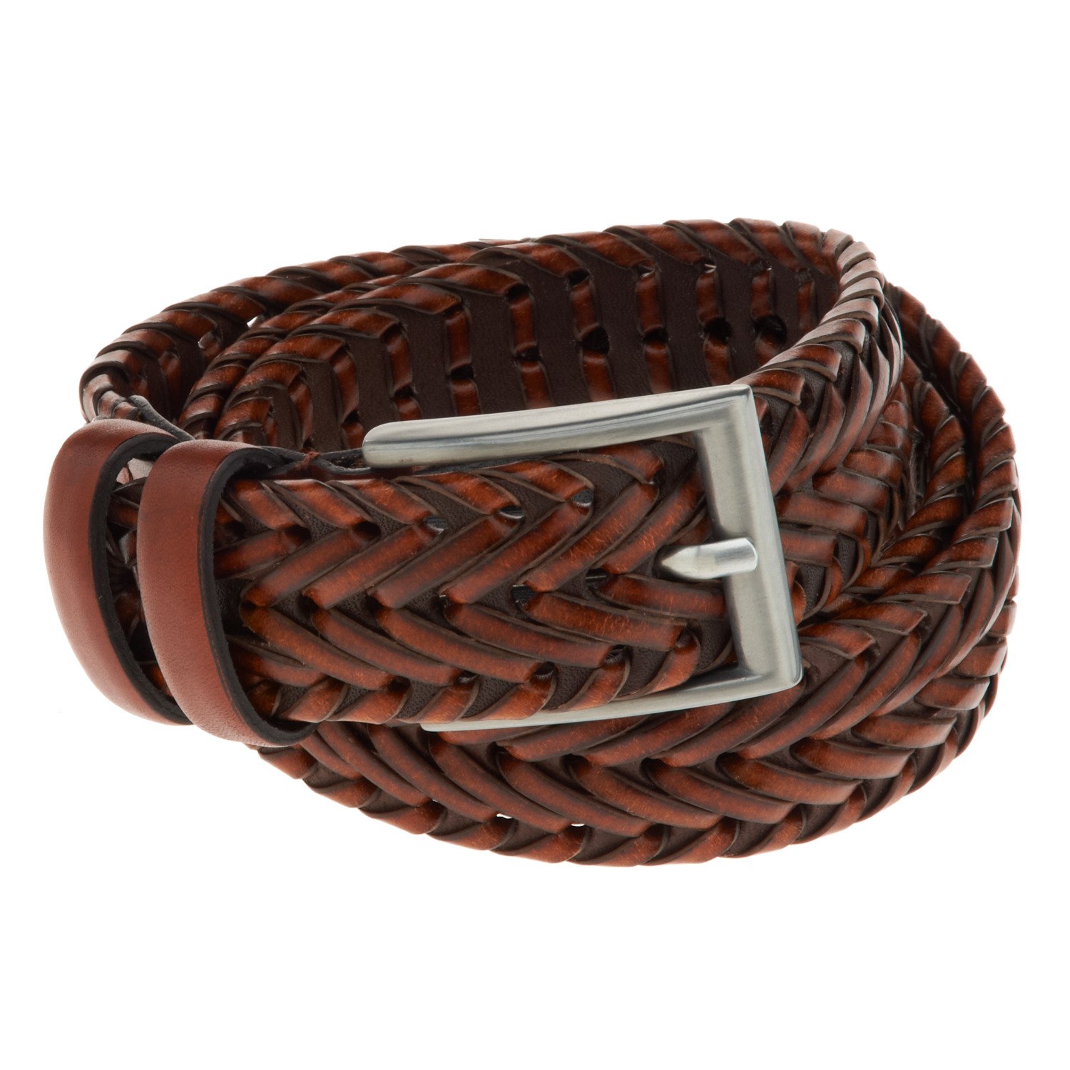 Women's L.L.Bean Braided Leather Belt