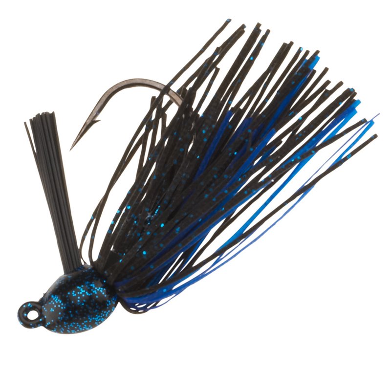 Strike King Bitsy Flip™ 1/4 oz. Bass Jig Black/Blue - Fresh Water Jigs And Spoons at Academy Sports