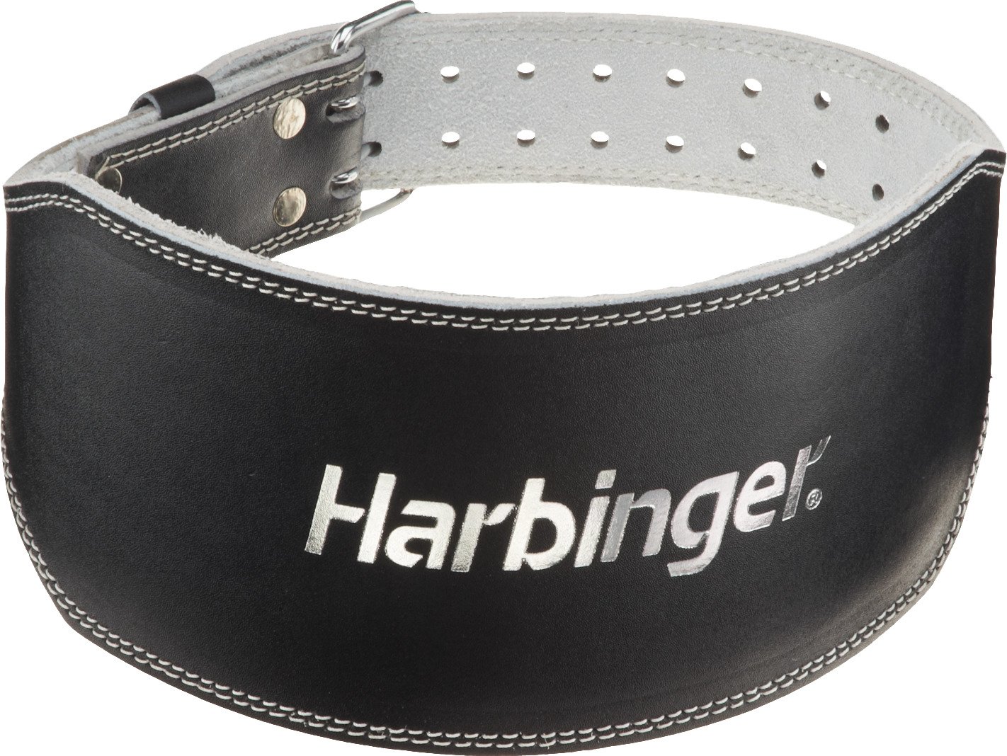 Harbinger 6 Padded Leather Weightlifting Belt