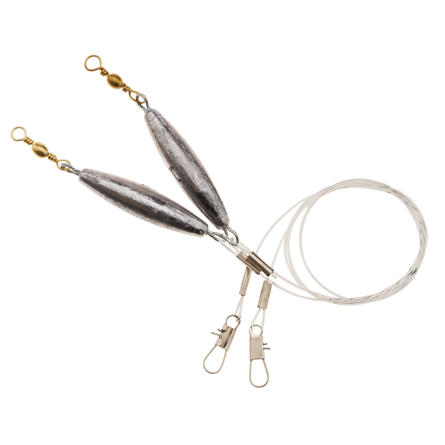 Eagle Claw 19 Double Drop Monofilament Leader Rigs 2-Pack