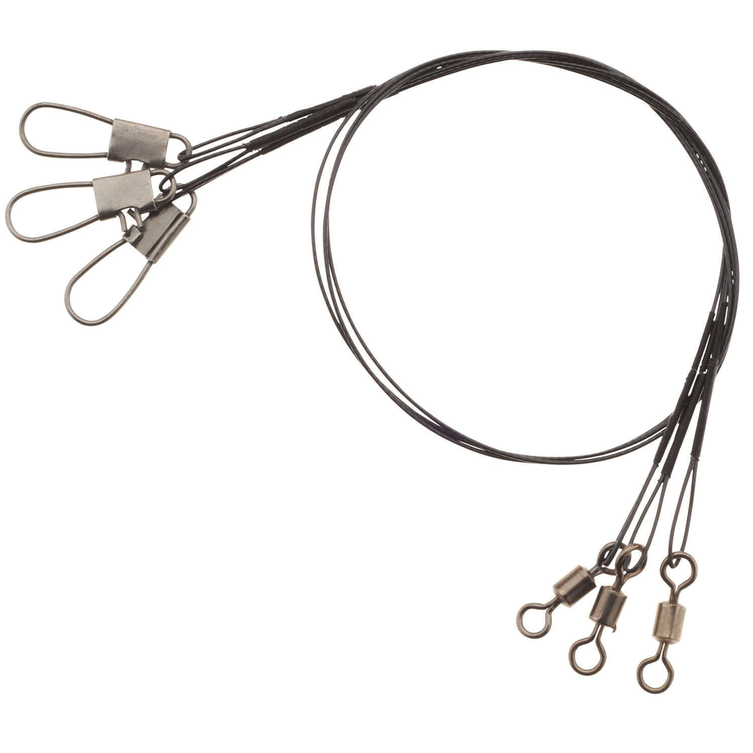 Eagle Claw Fishing Heavy Duty Black 9 Wire Leaders 3-Pack