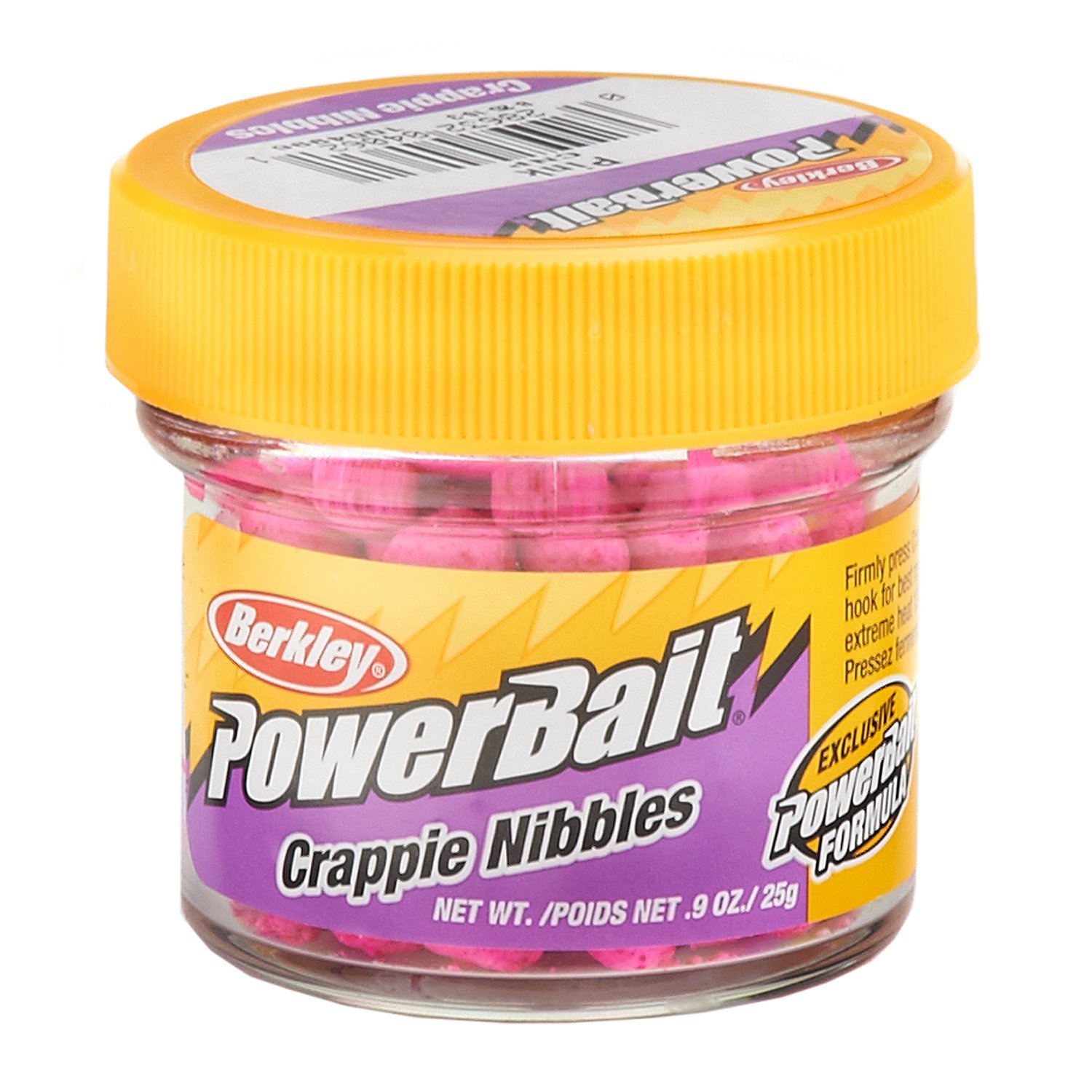 Berkley PowerBait Crappie NIBBLES- Pink