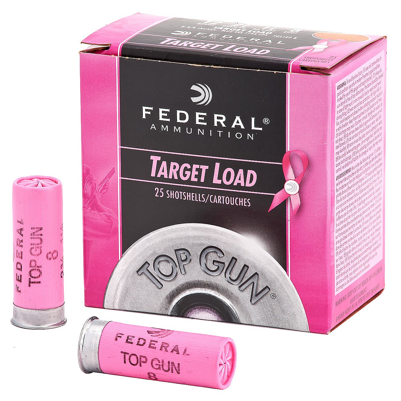 Federal Premium Top Gun Target 12 Gauge 8 Shotshells - 25 Rounds                                                                 - view number 1