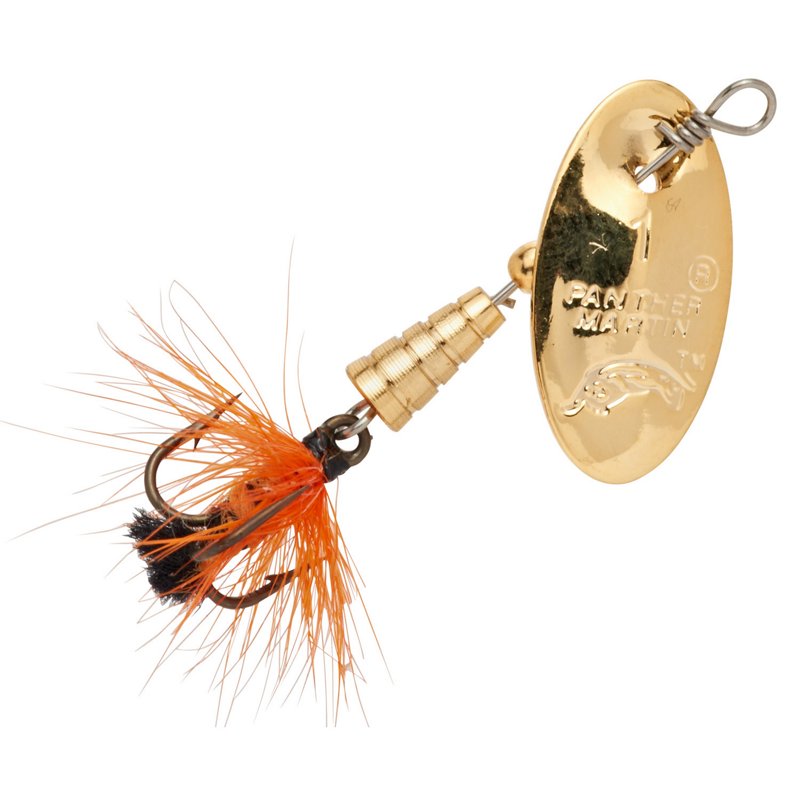 Panther Martin Fly Spinner - 1/32 oz - Gold/Orange