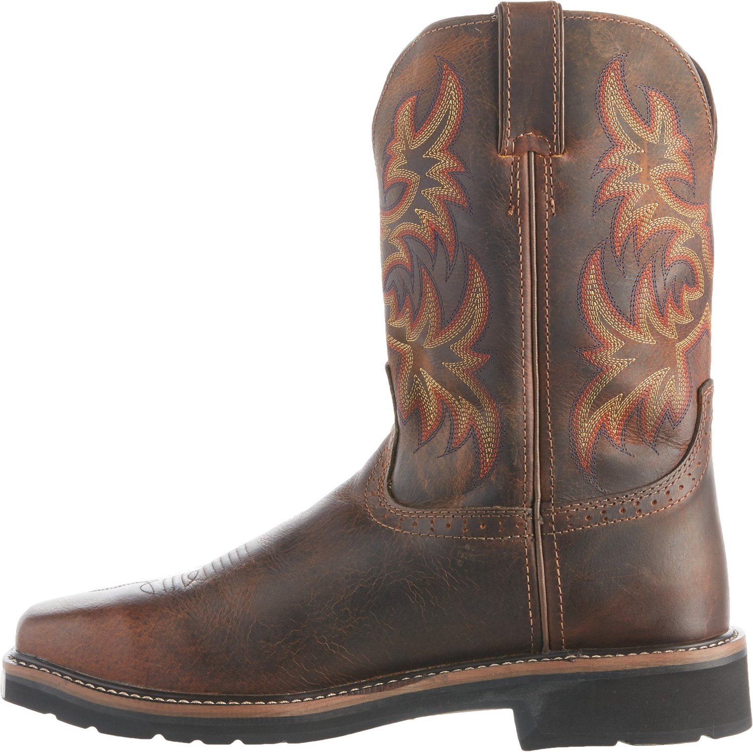 Justin Men's Stampede EH Steel Toe Leather Wellington Work Boots                                                                 - view number 2