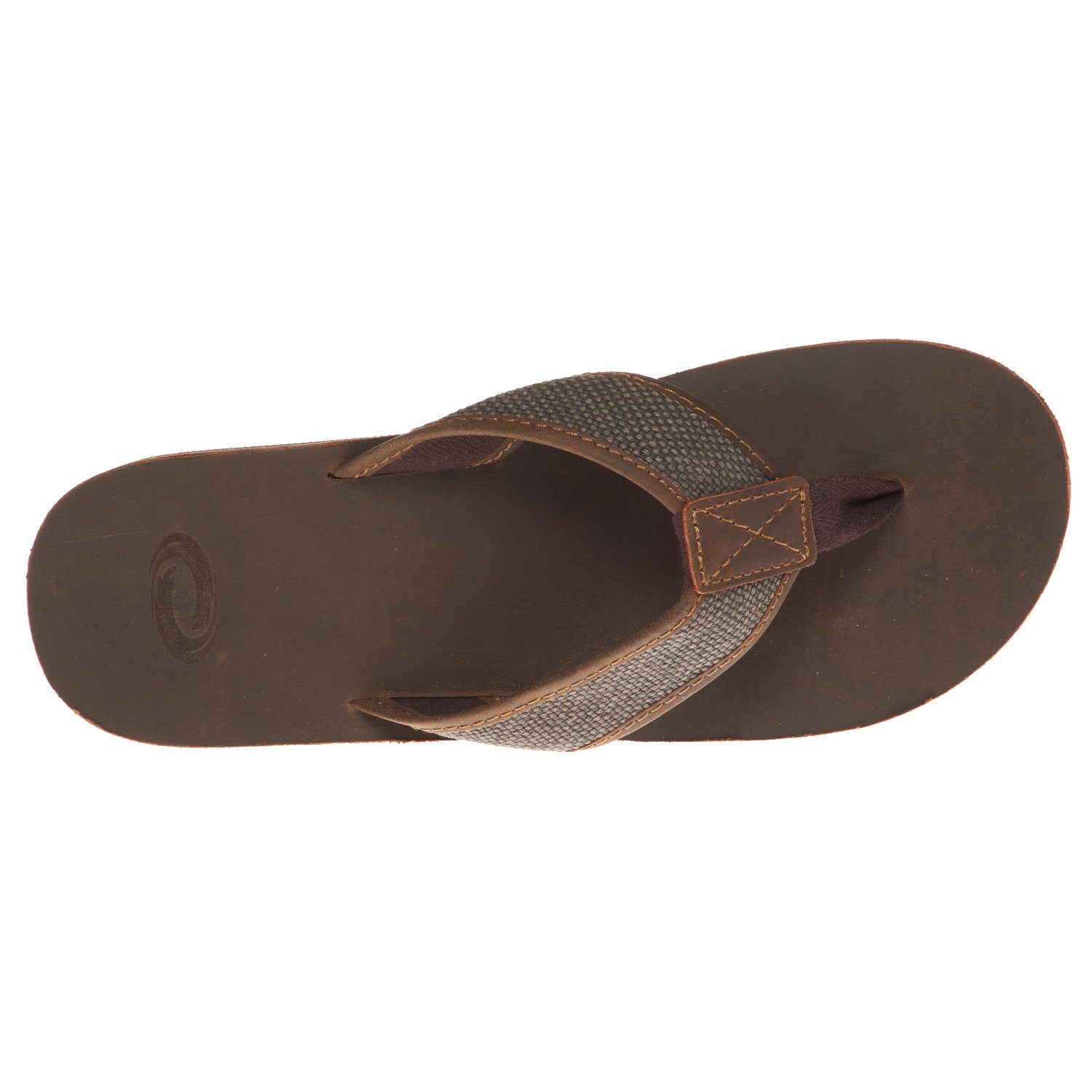 O'Rageous Men's Leather Flip Flops - view number 3