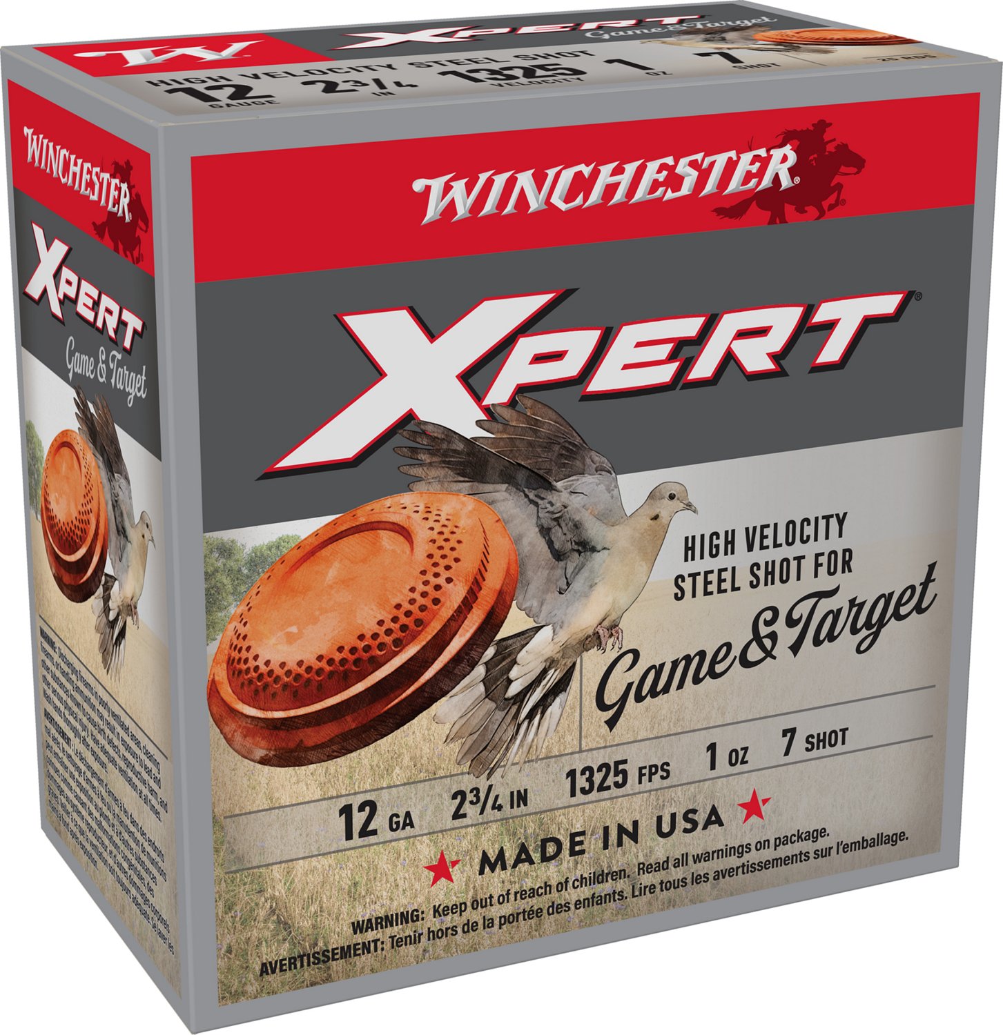 Winchester Xpert 12 Gauge Upland Game & Target Loads - 25 Rounds | Academy