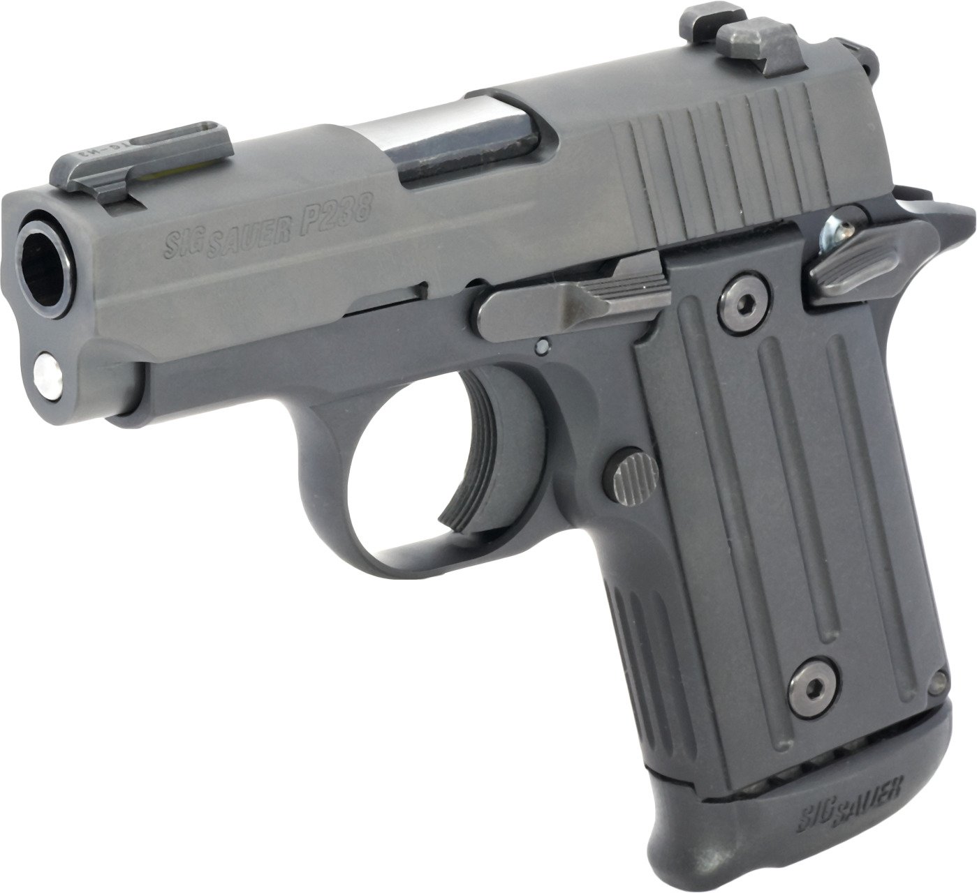 Sig d. Subcompact 380 ACP. Sig 238. 380 ACP subcompact with Silencer.