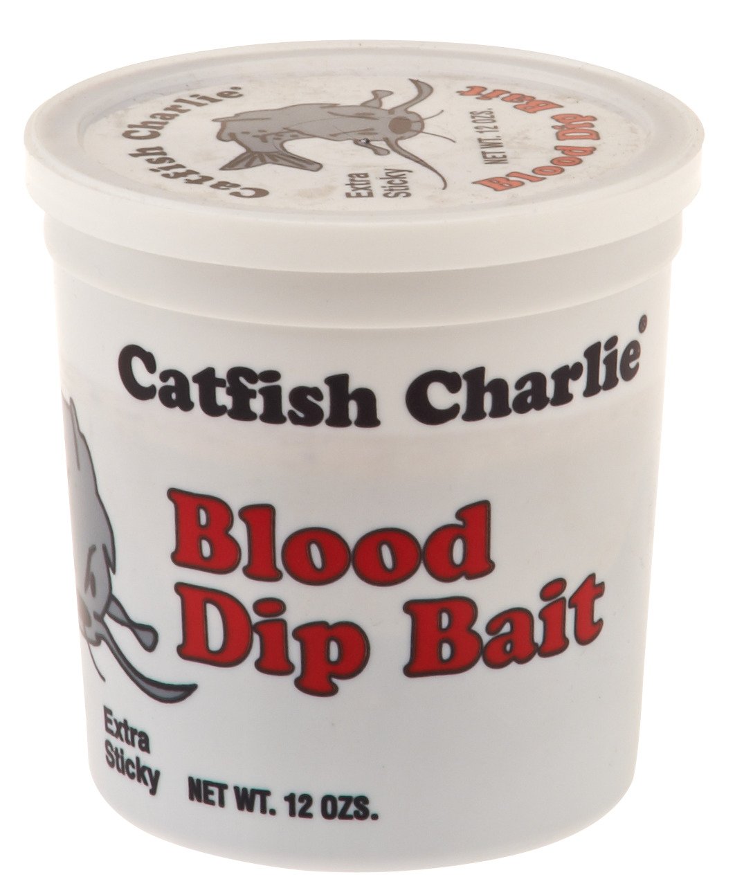 Catfish Charlie Wild Cat Pre Molded Blood Dough Bait in Resealable Bag 12  Oz.