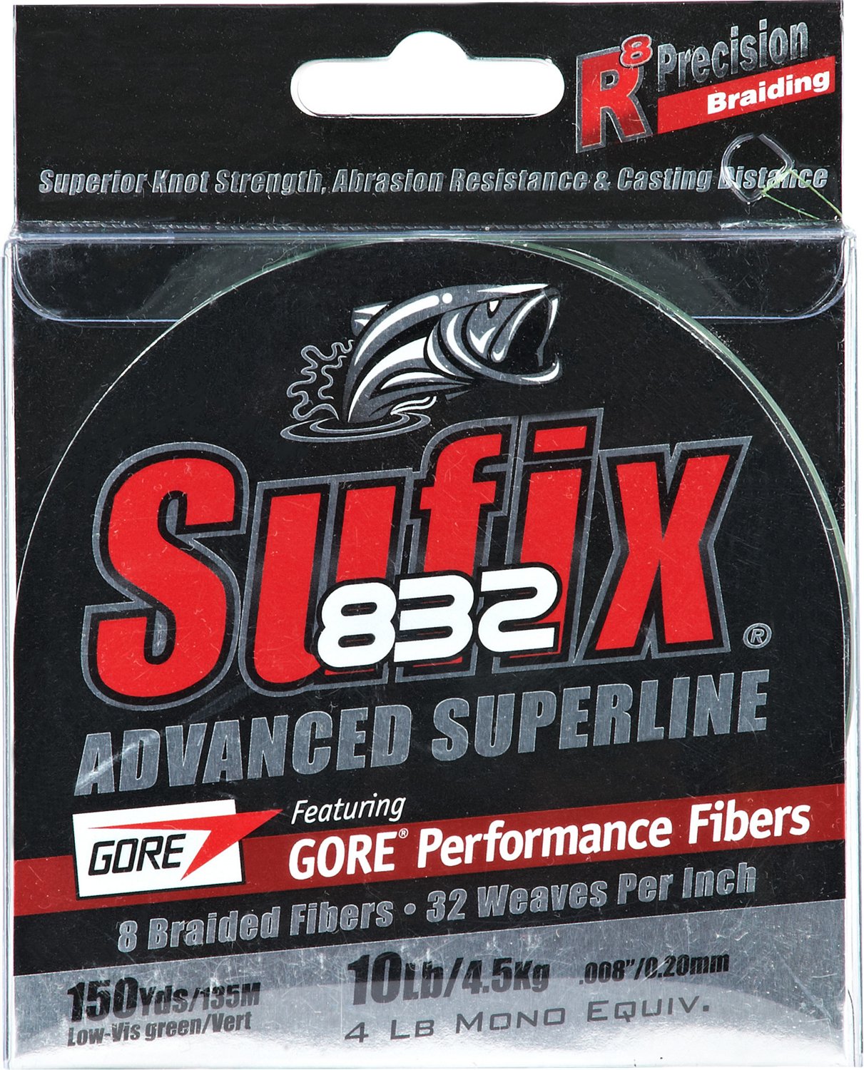 Sufix 832 Advanced Superline 10 lb - 150 yards Braided Fishing