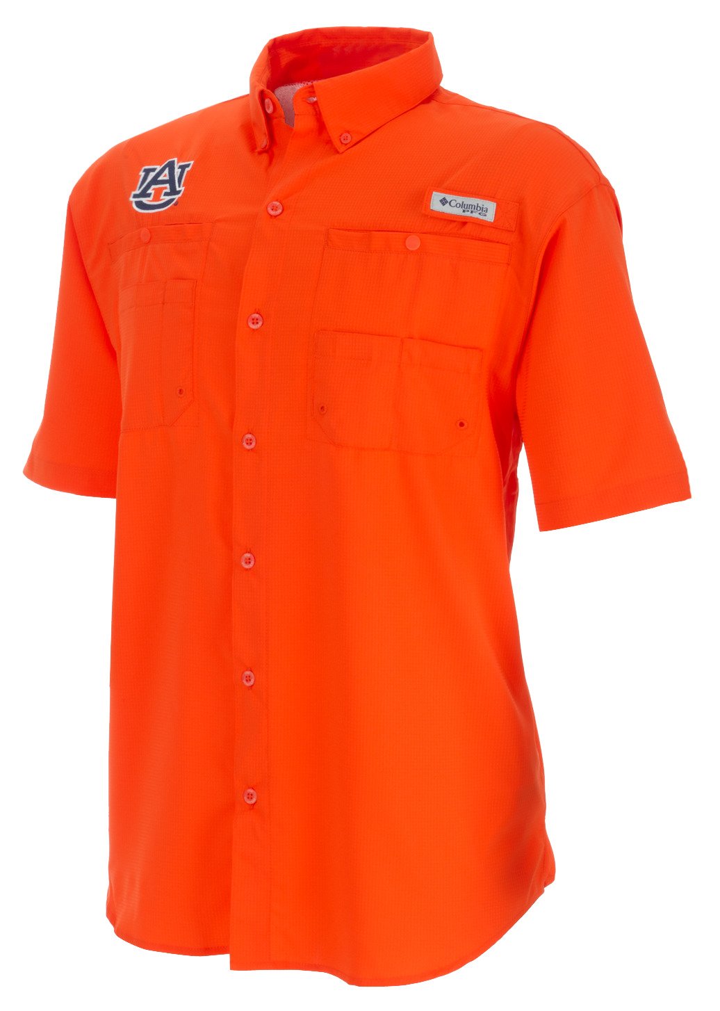 Men's Columbia Navy Auburn Tigers PFG Tamiami Shirt