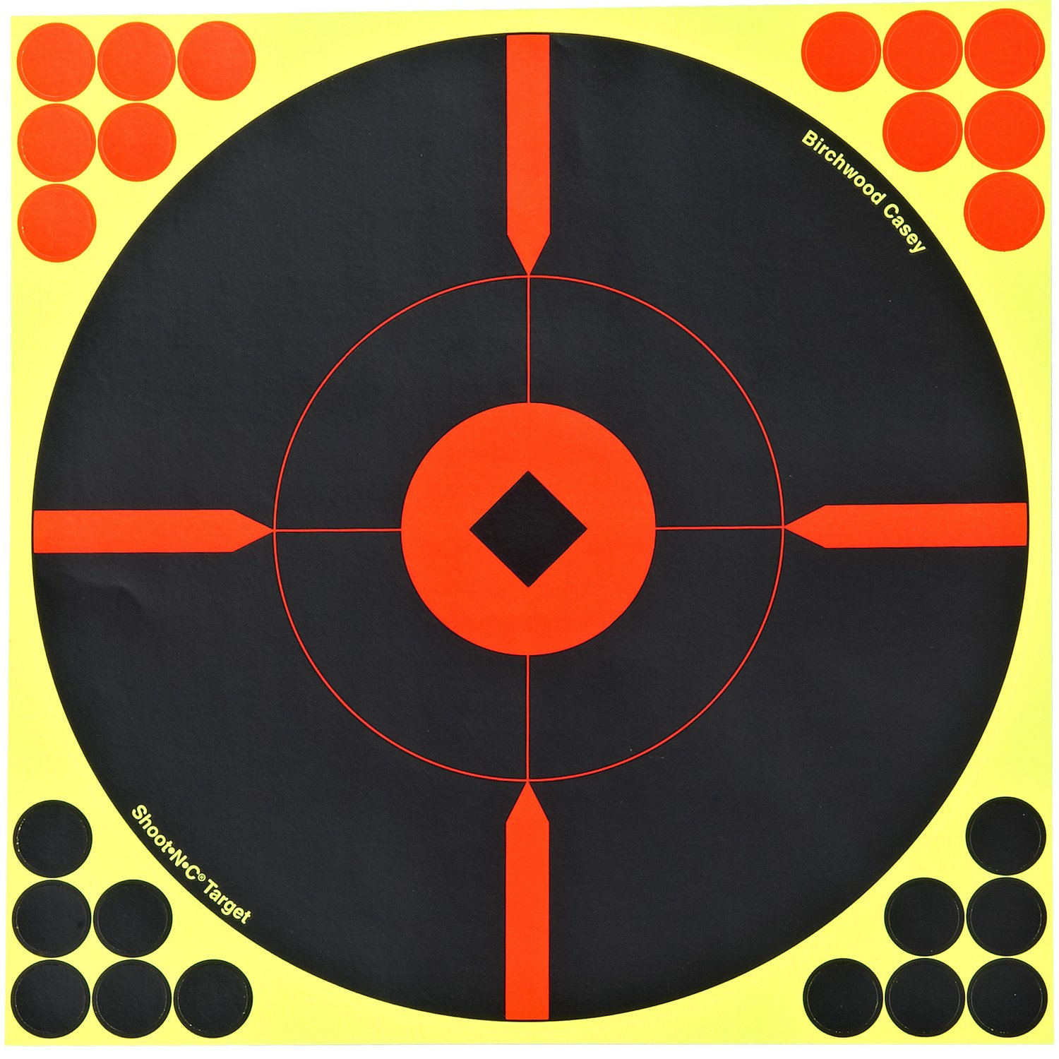 Birchwood Casey Shoot-N-C Self-Adhesive 12-in Round X Targets 5-pack                                                             - view number 1 selected