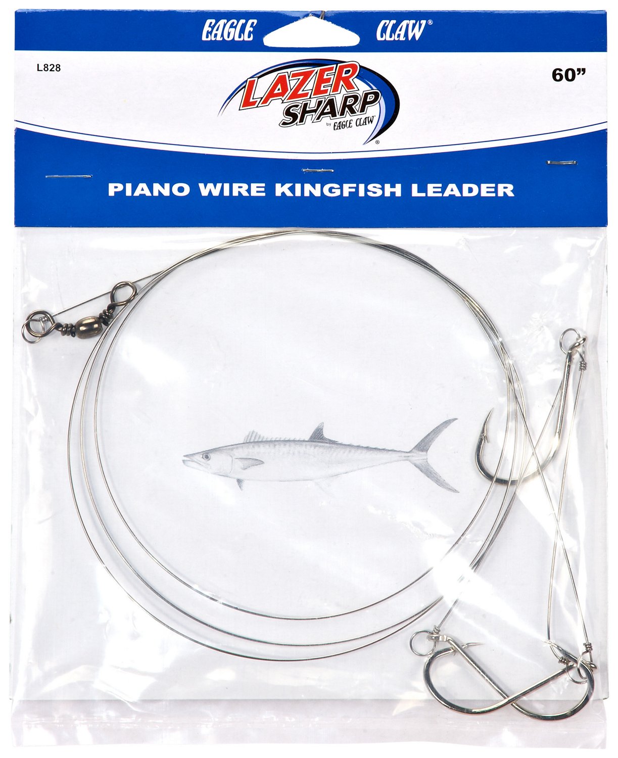 Eagle Claw 60 - 3 Hook Piano Wire Kingfish Leader Rig