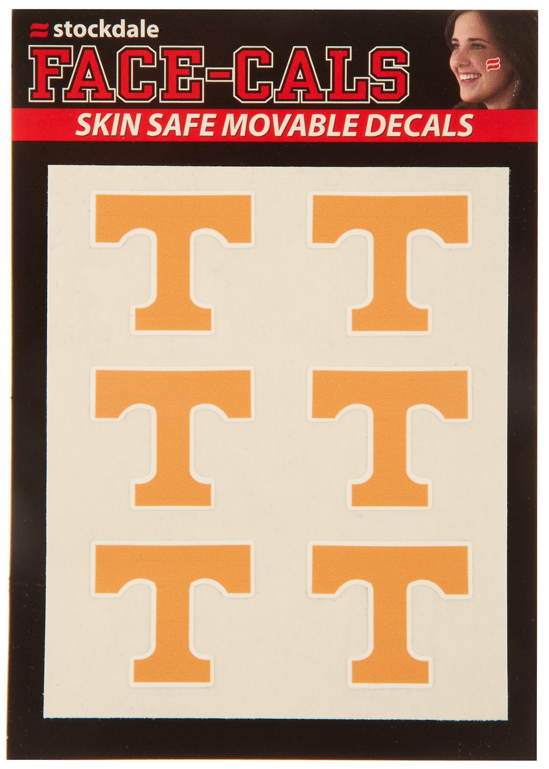 Stockdale Face-Cals NCAA Decals