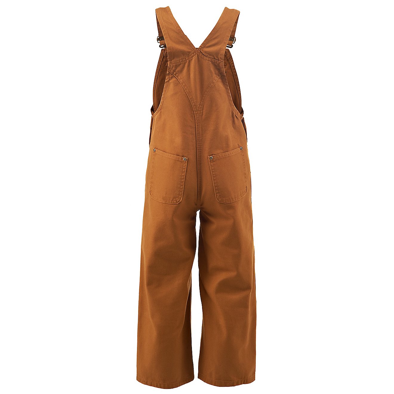 Carhartt Boys' 4-7 Duck Washed Bib Overall                                                                                       - view number 2