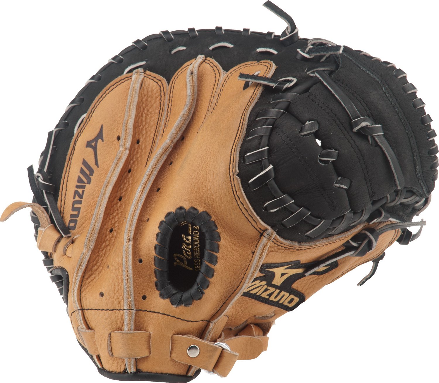 Mizuno Prospect Series Youth Baseball Catcher's Mitt, Black, 31.5