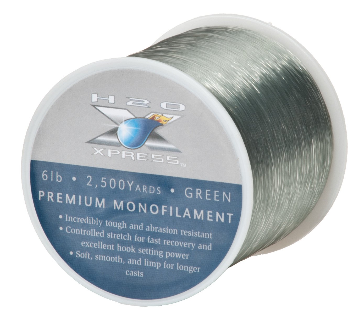 H2O XPRESS 6 lb 2,500 yd Monofilament Fishing Line Academy
