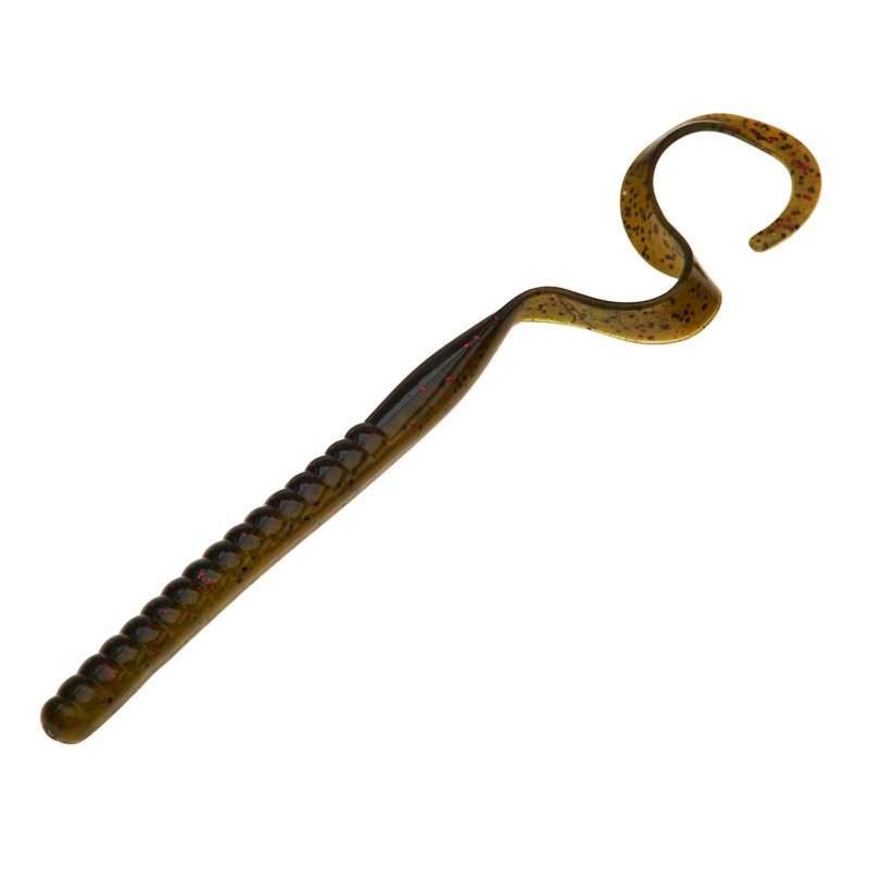 Zoom Ol' Monster 10-1/2" Worm Baits 9-Pack Green - Frsh Wtr Soft Plastic at Academy Sports