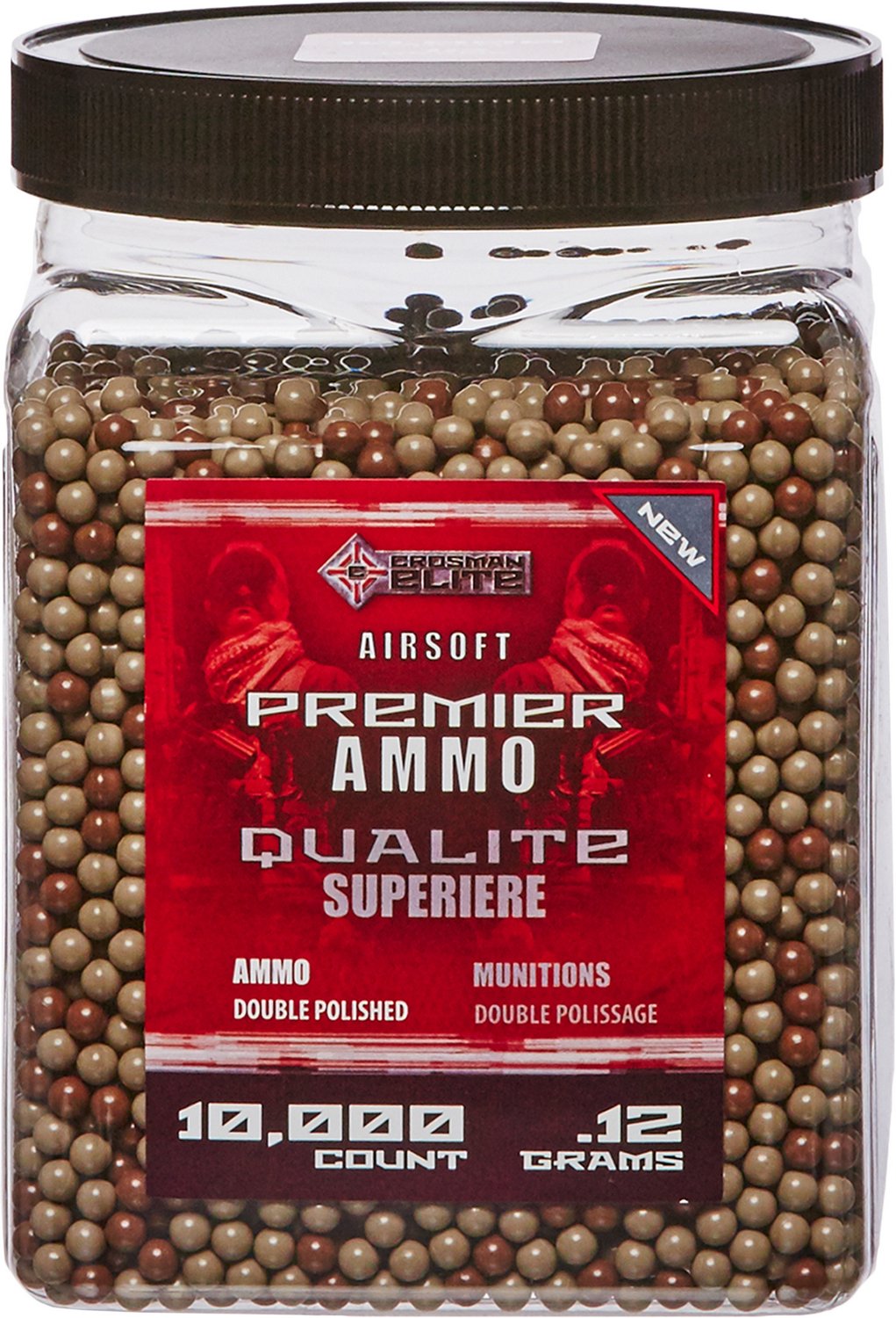 Crosman .12g Camo Airsoft Ammo BBs 10,000Count Academy
