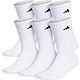 adidas Men's climalite Crew Socks 6 Pack                                                                                         - view number 1 image