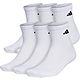 adidas Men's climalite Quarter Socks 6 Pack                                                                                      - view number 1 image