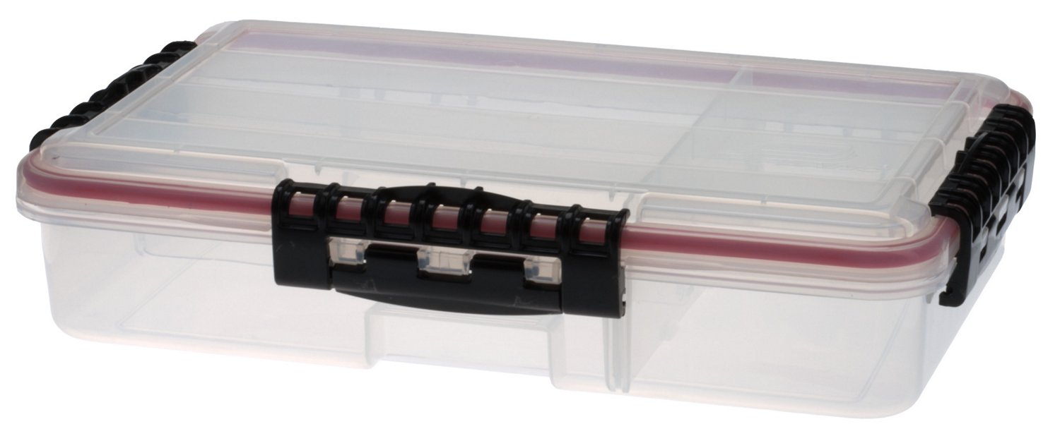 Plano Waterproof StowAway Tackle Box, Clear