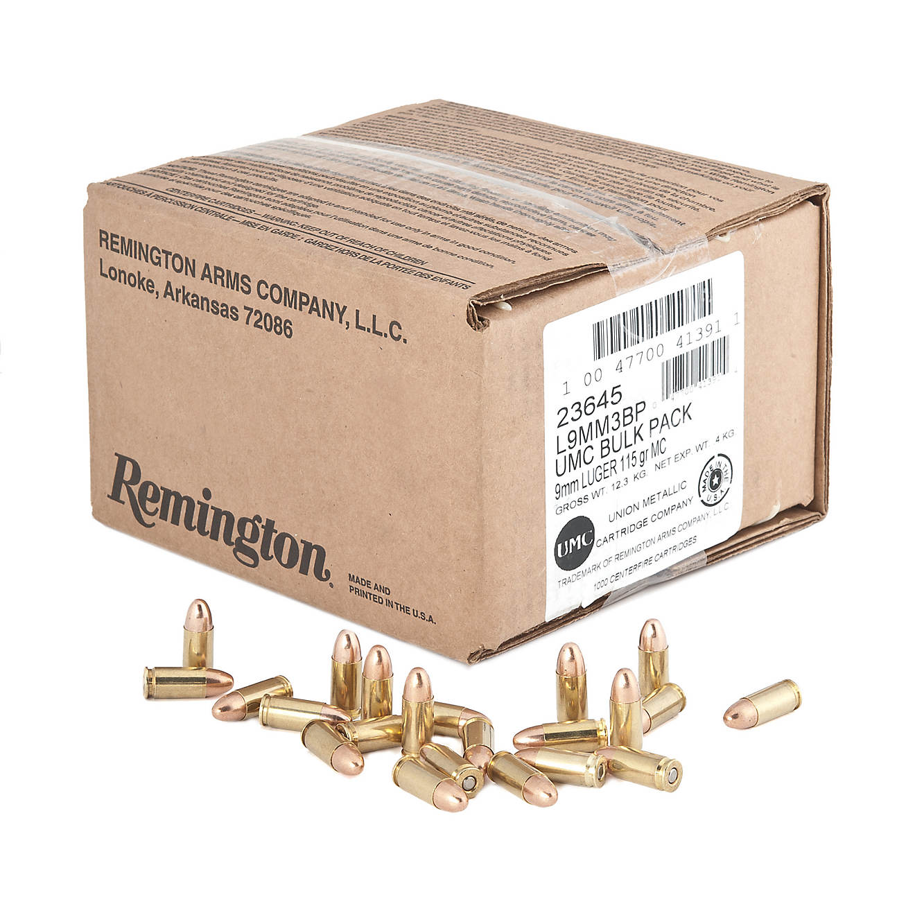 Remington 9mm Luger 115-Grain Pistol Ammunition                                                                                  - view number 1