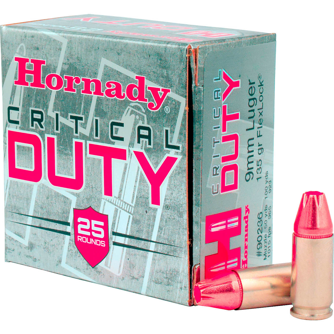 Hornady 9mm 135-Grain FlexLock Critical DUTY Handgun Ammunition - 25 Rounds                                                      - view number 1