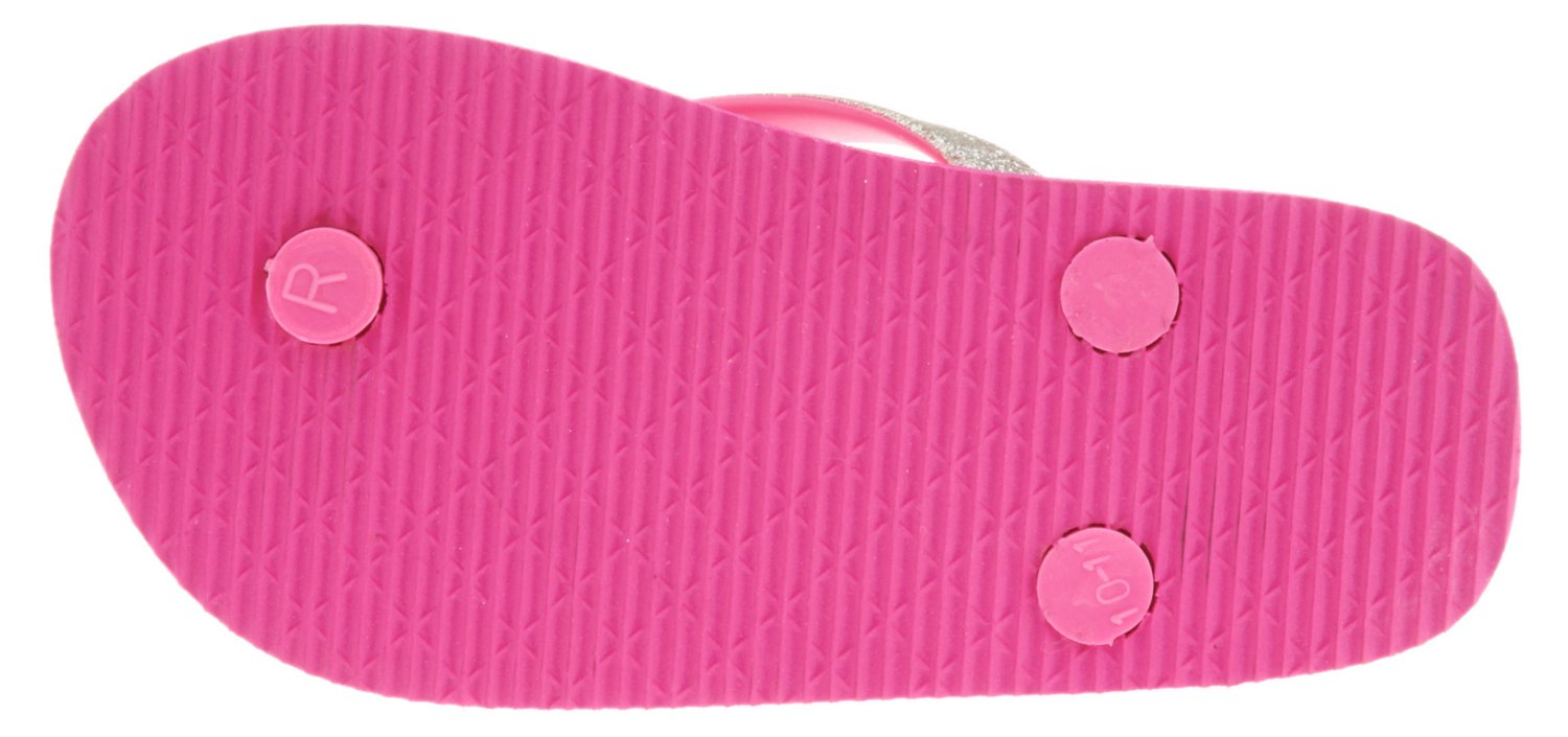O'Rageous® Girls' Glitter Strap Flip Flops - view number 4
