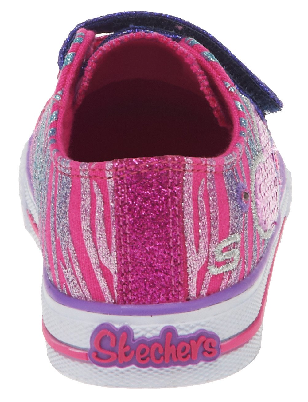 SKECHERS Toddler Girls' Twinkle Toes S Lights Shuffles Triple Time Shoes - view number 4