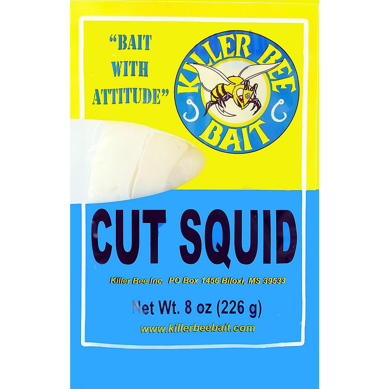 KILLER BEE BAIT Frozen Cut Squid 8 oz Bait                                                                                       - view number 1