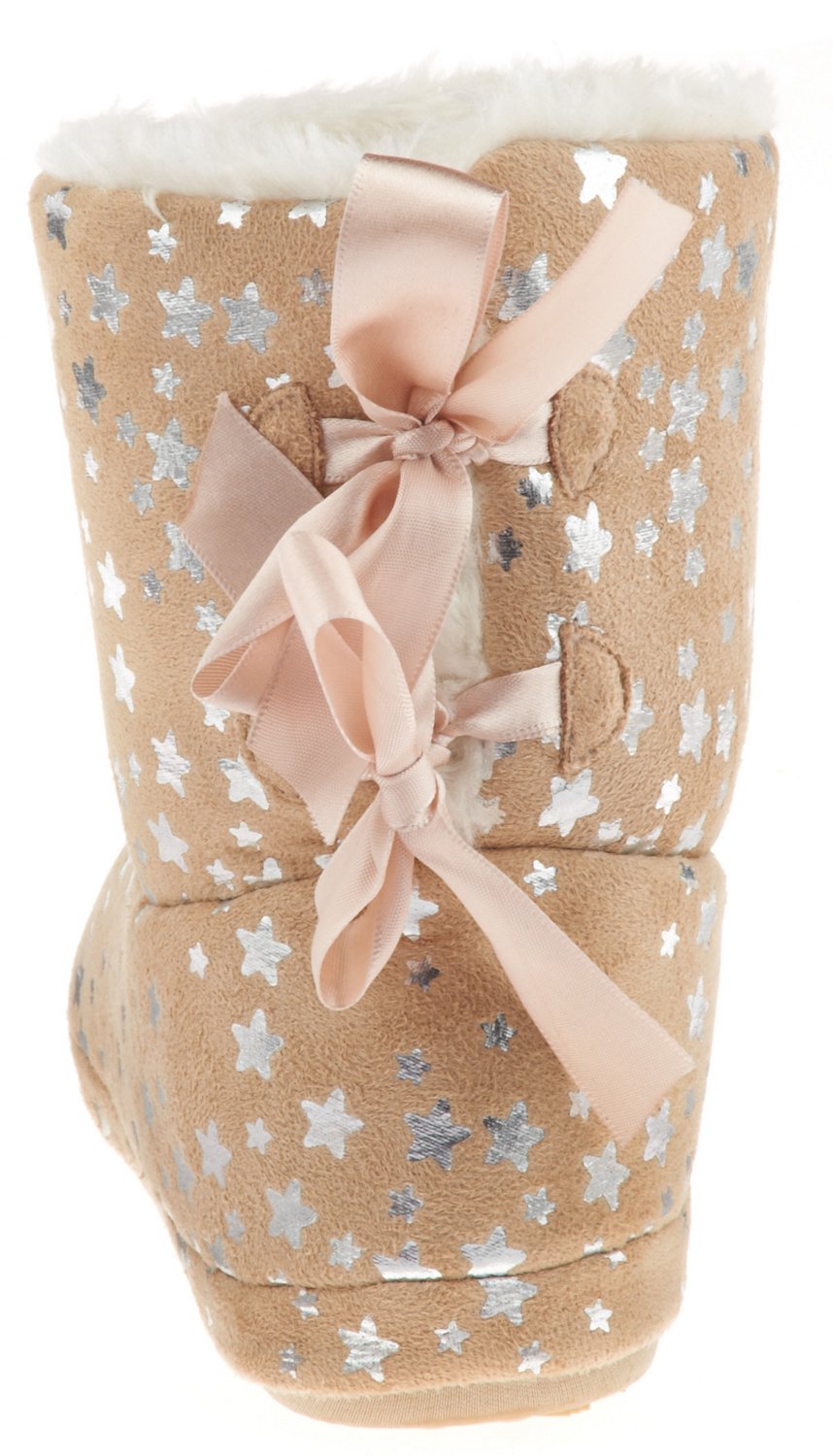 Magellan Outdoors™ Girls' Star-Print Bootie Slippers - view number 4