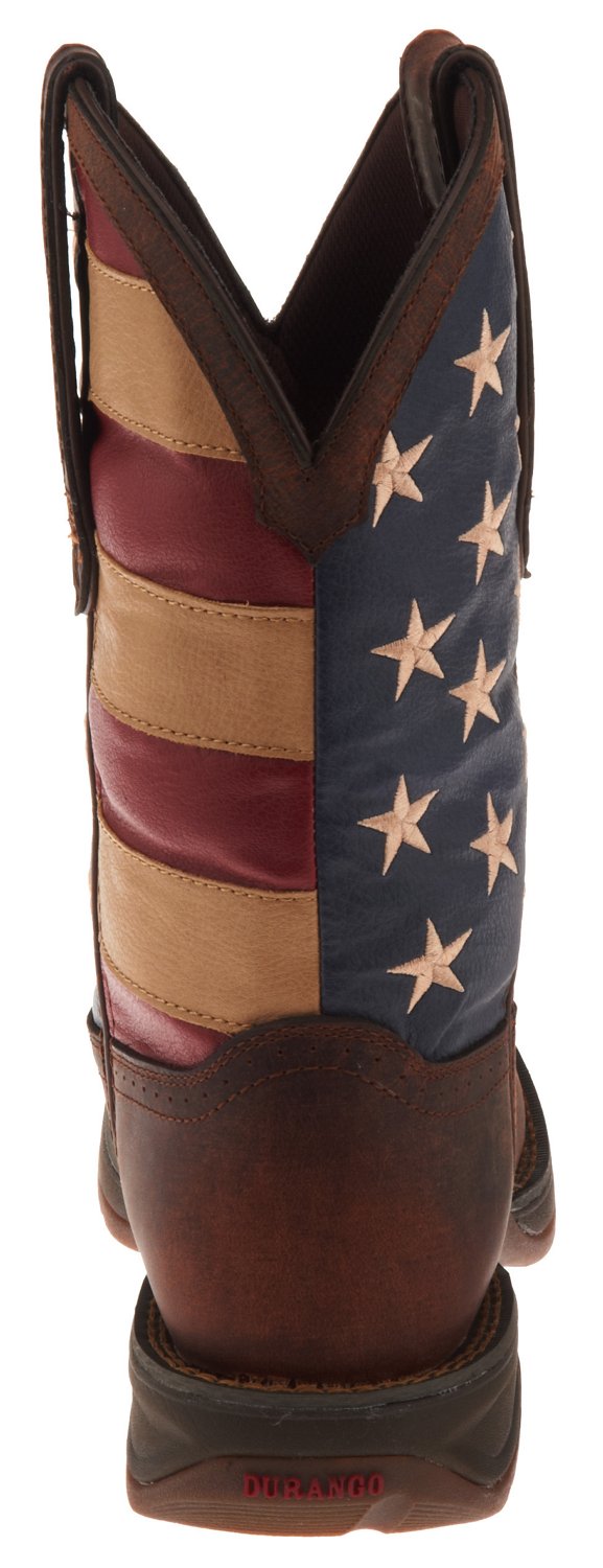 Durango Men's Rebel American Flag Western Boots                                                                                  - view number 4