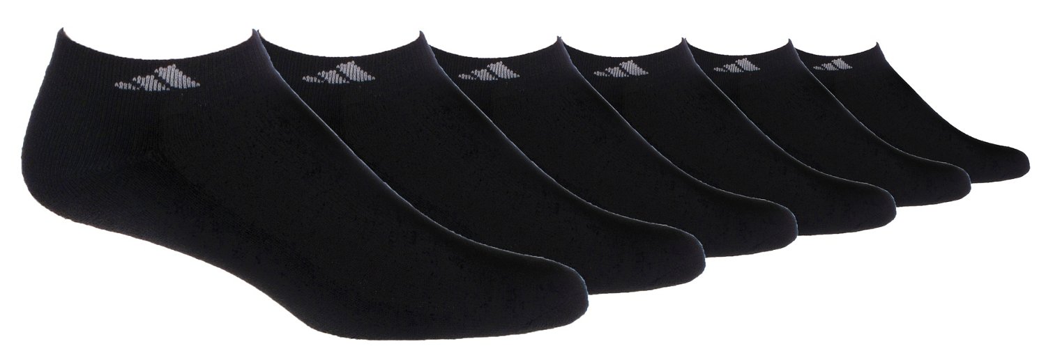 adidas Men's Large Athletic Low-Cut Socks 6 Pack | Academy