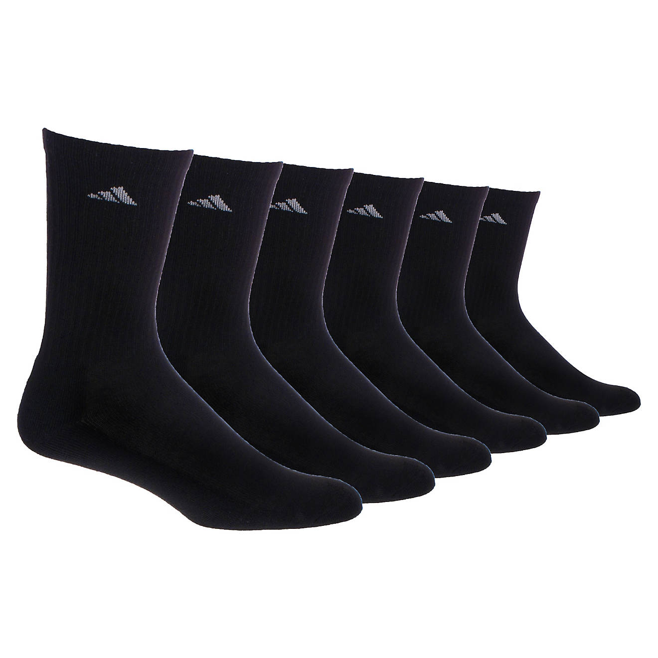 adidas Men's Large Athletic Crew Socks 6 Pack | Academy