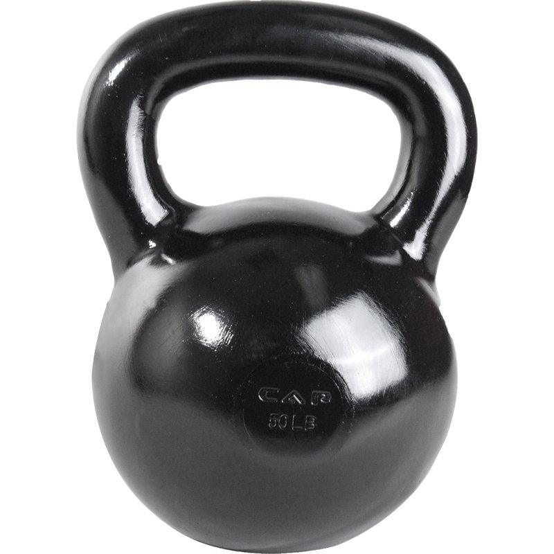 CAP Barbell 50 lb. Cast Iron Kettlebell, 50 Lbs - Free Weights/Bulk at Academy Sports