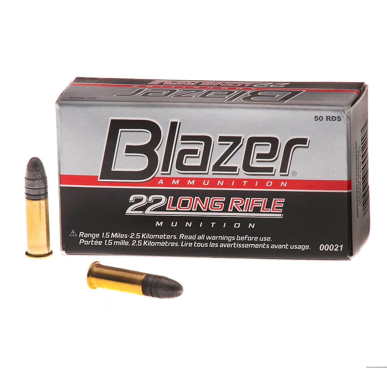Blazer® .22 LR 40-Grain High Velocity Rimfire Rifle Ammunition                                                                  - view number 1