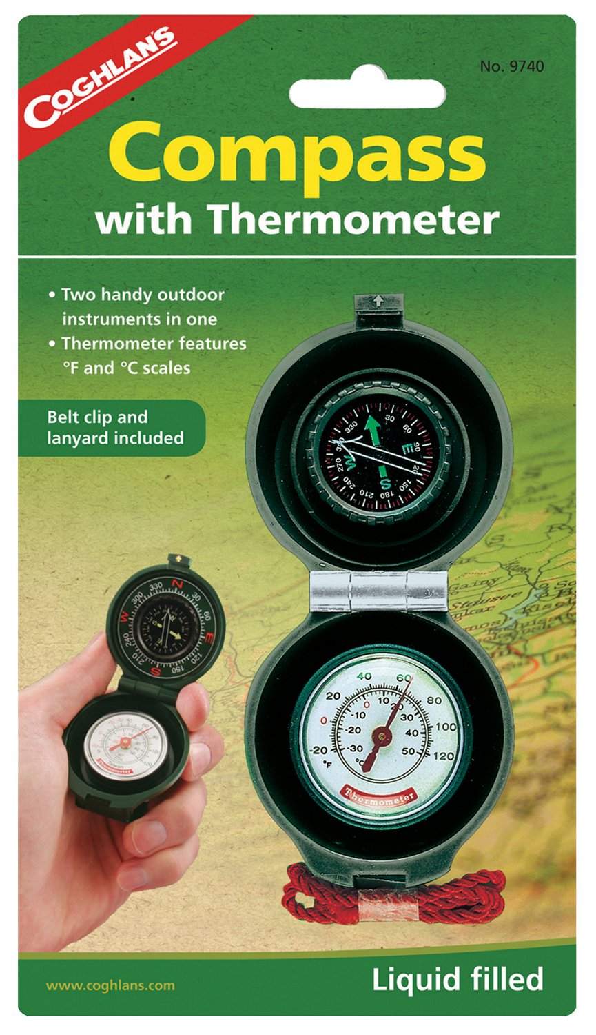 Thermometer/Compass Clip