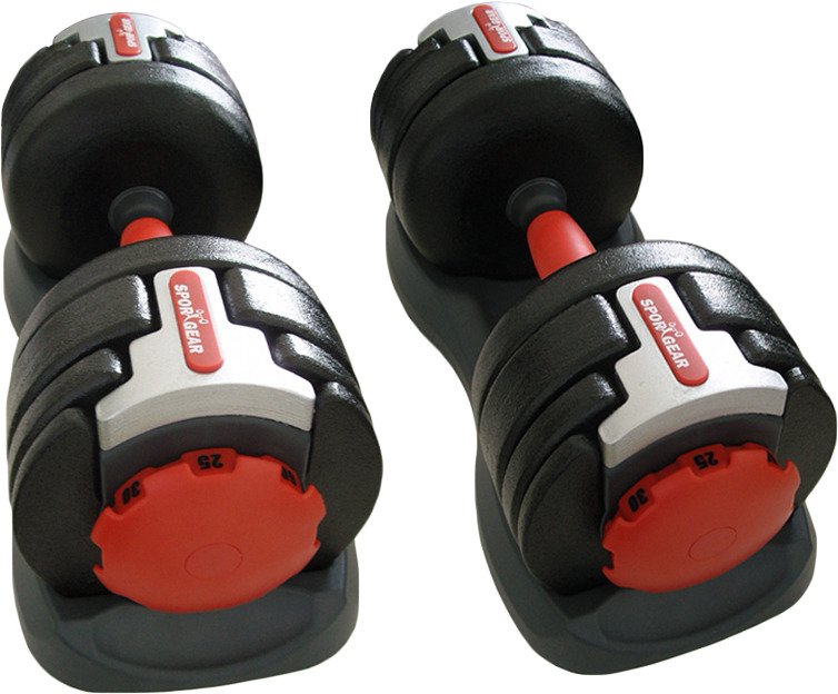 Adjustable discount dumbbells academy