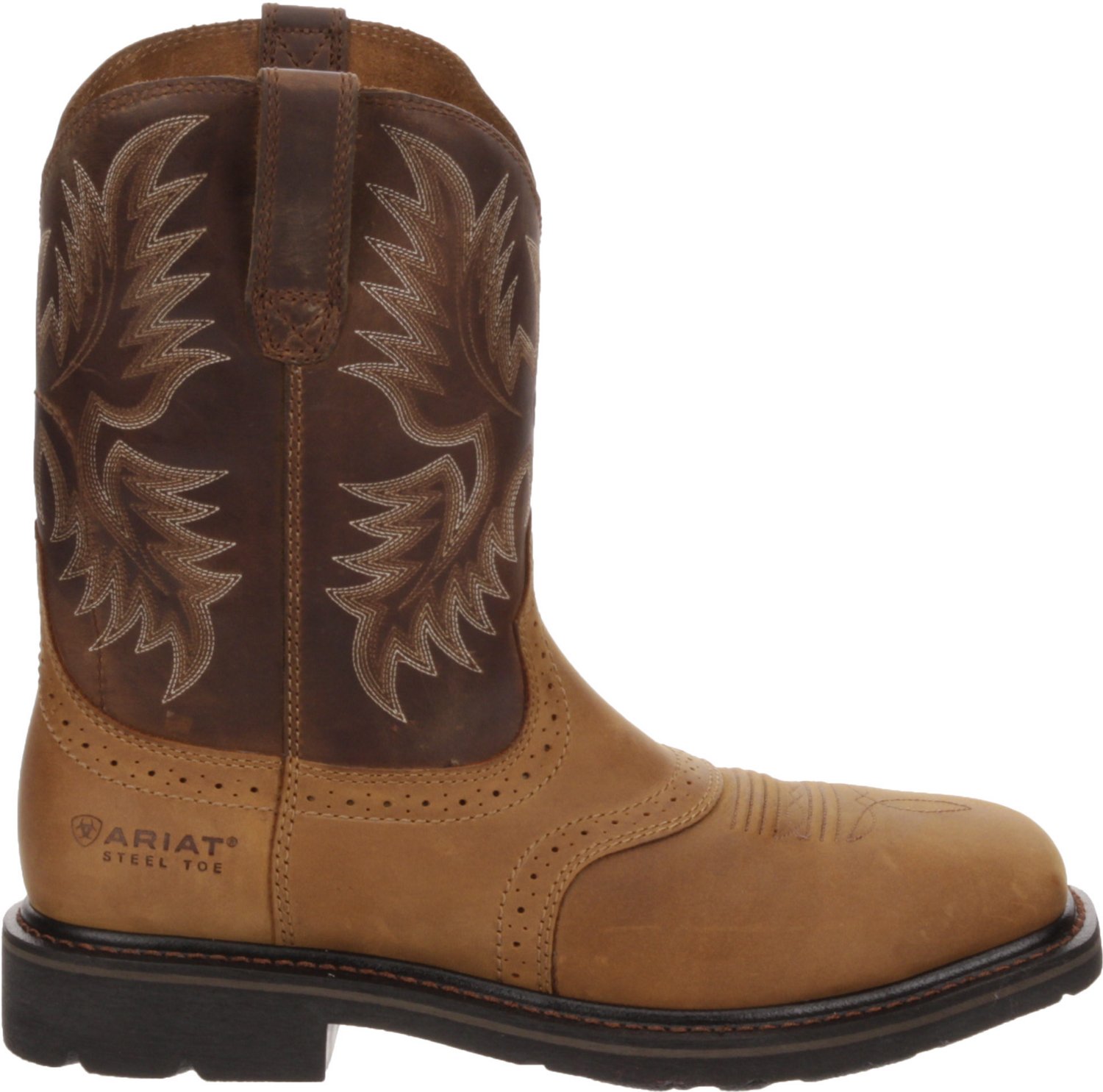 Ariat men's steel hot sale toe work boots