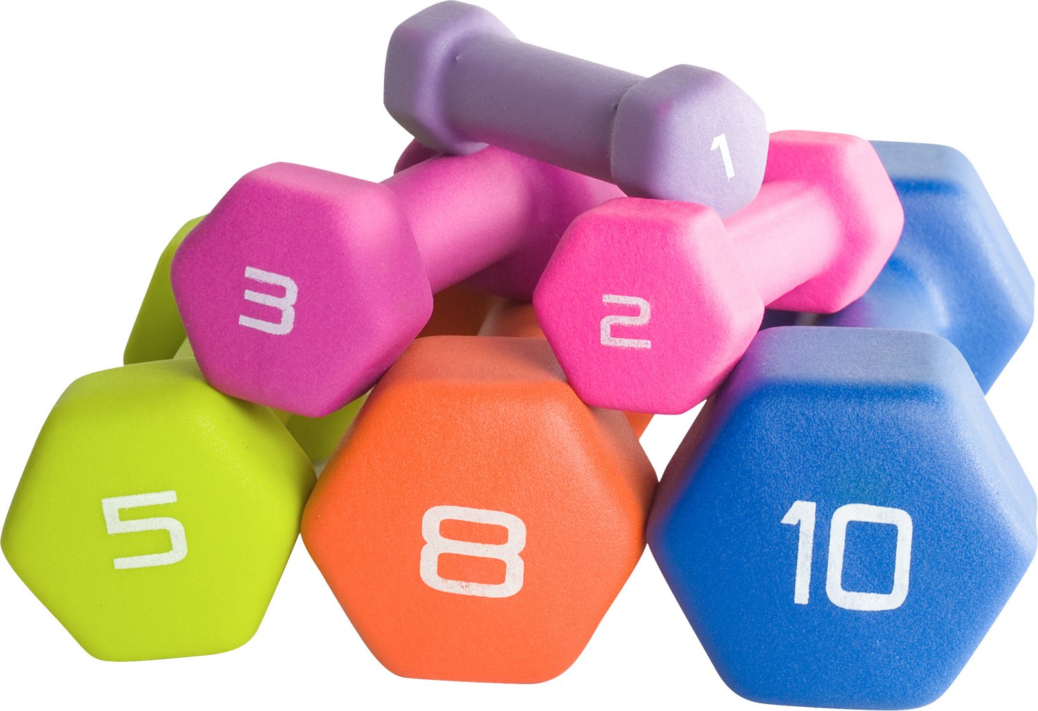 Cap barbell neoprene dumbbell set hot sale