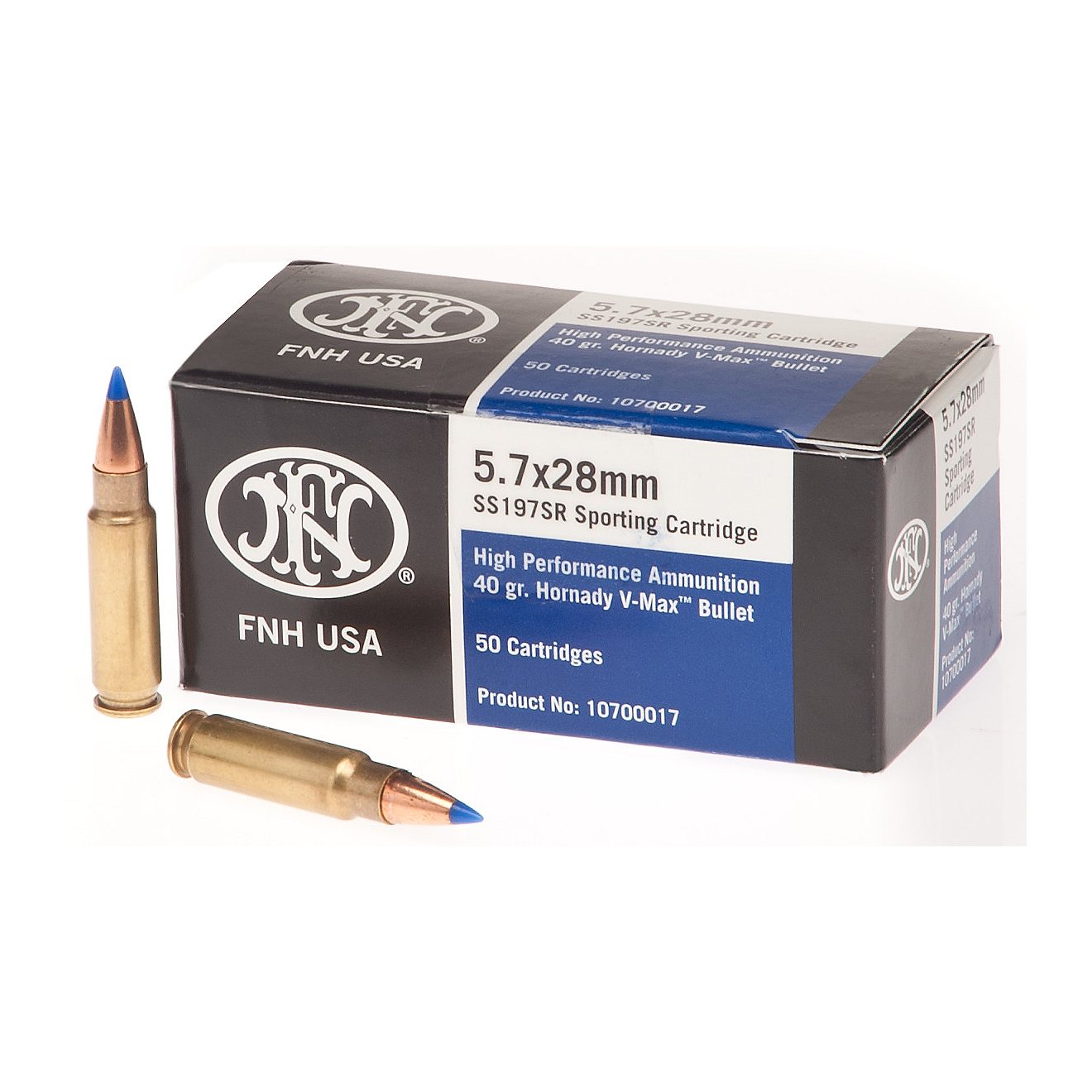FN 5.7 x 28mm 40-Grain V-Max Cartridges - 50 Rounds                                                                              - view number 1