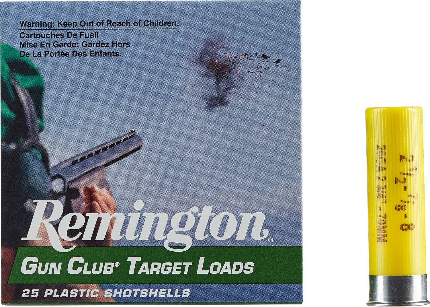 Remington Gun Club Target Loads 20 Gauge Shotshells 25 Rounds