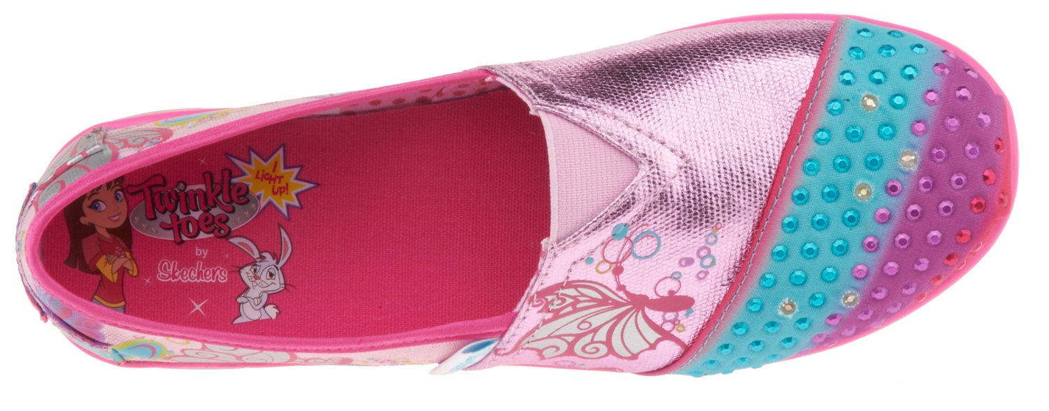SKECHERS Girls' Twinkle Toes S Lights Starlight Shoes - view number 2