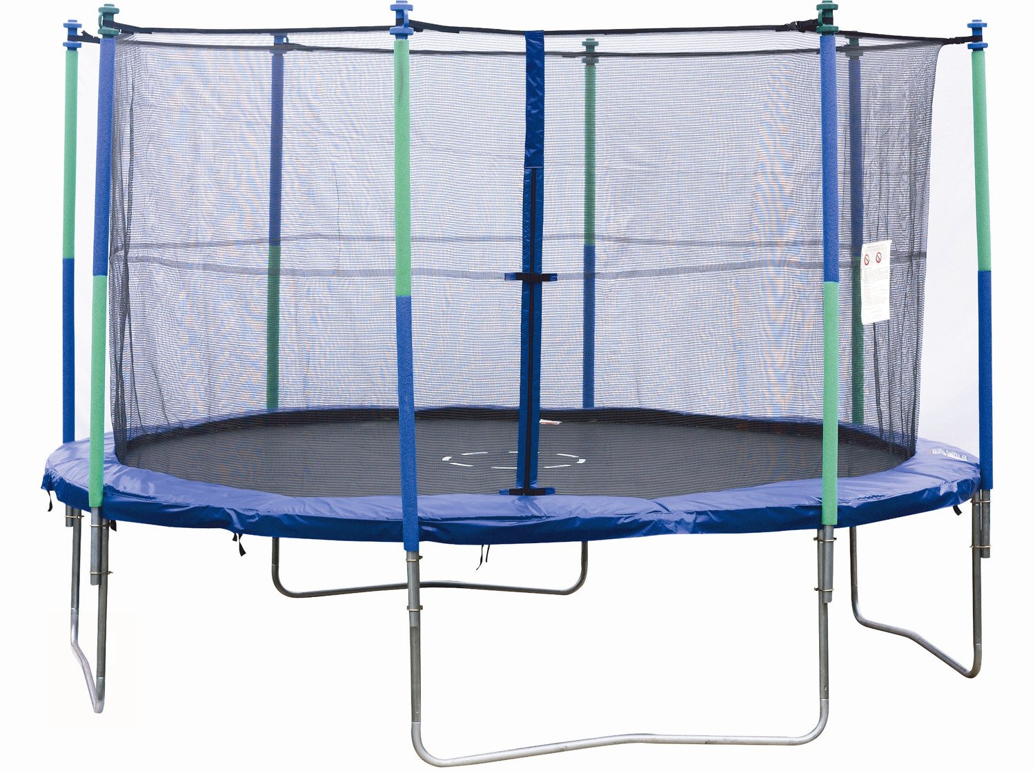 Jump zone 12ft cheap round trampoline with enclosure